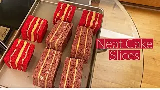 HOW TO GET NEAT CAKE SLICES WHEN CUTTING A CAKE