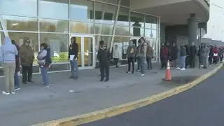 Residents find long lines at Mass. RMV after some branches reopen
