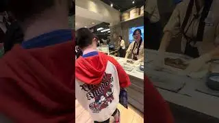 Patrick Making Grandmas Christmas Gift