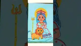 #durgapuja2024 ☺️#happy navaratri#smd #art