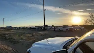 Accident on Highway 395 near La Mesa Road in Victorville #vvng