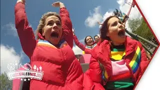 K3 Roller Skater Plopsaland de Panne - K3 Achterbahn 2019 neu gestaltet