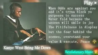 [110592Hz Sample Rate] Kanye West - Bring Me Down [True 432Hz Natural Frequency]