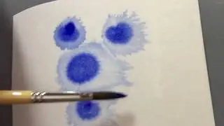 White nights ultramarine and cadmium lemon