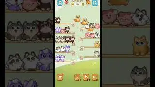 cat sort puzzle lv 91 #games #shorts