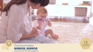 Communication Game for 12 Month Old Toddlers (Mirror Mirror) | Playing with a 12 Month Old