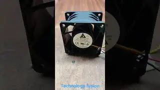 Another high speed  fan test of Delta 12v PFR 0612UHE. #tecnician #repair #electrical #tech #diy