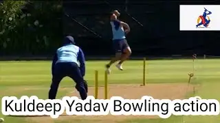 Kuldeep Yadav Bowling action