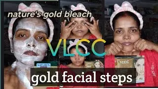 #selffacial   parlour jaisa khud se facial or bleach kare VLCC gold गर्मियों में करे VLCC का फेशियल