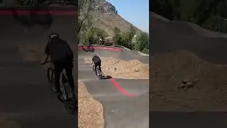 Pumptrack worlds practice lap #mtb #pumptrack #shorts
