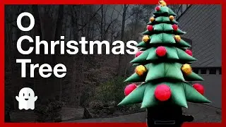 $600 13' Color Changing Christmas Tree Inflatable from Ozis.