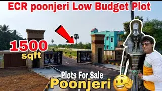 Plot for sale in ECR poonjeri Land for Sale in Mahabalipuram ECR Plots for Sale in Ecr  #poonjeri