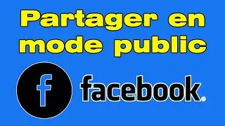Comment partager en mode public sur Facebook