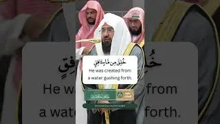 AT-TARIQ THE PIERCING STAR - Quran Shaykh Sudais