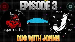 DUO WITH JONNN AGARIO ! 🔥 قيم اقاريو مع يوتيوبر جون ! AGAR.IO