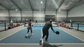 AMPickleball 1.28.2026 Mixed Old versus Young: Pebbles/Monchu v Paulie/Akio