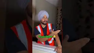 Tim Hortons V S Truck Driver   @katariavipan @znubbrar #fyp #foryou #punjabi tadka #funny #vedio #co