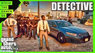 Detective in the Hood | NYPD City patrol| GTA 5 Lspdfr Mod| 4K