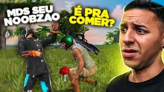 FINGI SER NOOB NO FREE FIRE (teste social)