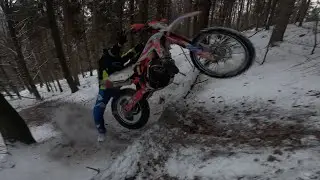 Zimowe enduro czas zacząć...... musisz to zobaczyć!