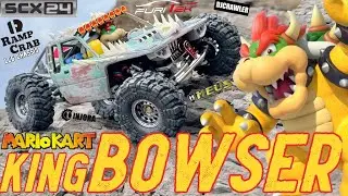 Сборка: шасси SCX24 RampCrab &mdash; Bowser Mario Kart, бесколлекторный двигатель Furitek, оси MEUS, DJ...