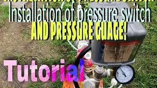 How to Install PRESSURE GAUGE AND PRESSURE SWITCH / FULL VIDEO TUTORIAL ( ELECTRO MECHANICAL)
