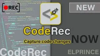 شرح برنامج CodeRec لتسجيل التغيرات في الكود مع كل لحظة (مفيد للمحاضرين)