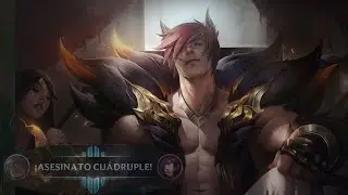 SETT - WILD RIFT | QUADRAKILL En mi primera partida con el nuevo campe&oacute;n!!