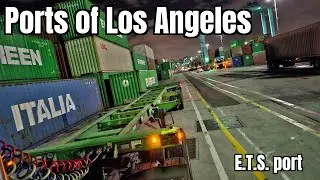 Driving in the Ports of Los Angeles