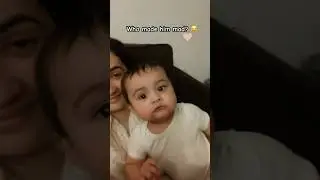 What happened to him❓🤨 #cutebaby #angrybaby #motherboy #fypシ