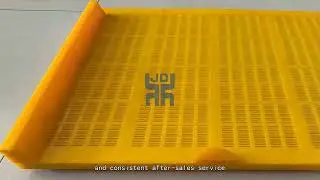 Heavy duty vibrating screen mesh for aggregate industries
