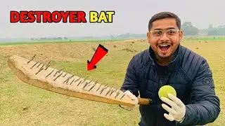Humne Banaya Duniya Ka Sabse Khatarnak Destroyer Cricket Bat 🔥