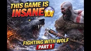 God of War Ragnar&ouml;k Gameplay | Kratos vs Giant Wolf | Epic Story & Action