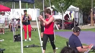 Sam Hankins throws 224-6 javelin at Iron Wood