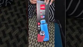 CELLO BOTTLE CELLO DURO TUFF STEEL UNBOXING #cello #CELLODURE #unboxing #waterbottle #bottle