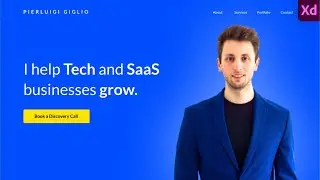 How to Design a Portfolio Website in Adobe XD Tutorial