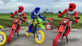 Finger Motocross Trial Adventure #0258| KLX vs WR155 | Extreme Offroad Mud Battle! 💦🏍️