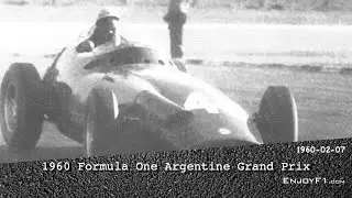 1960 F1 Argentine Grand Prix Line Racing