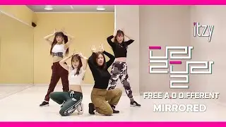 [Mirrored 거울모드] ITZY(있지) - DALLA DALLA(달라달라) Dance Cover by. FREE A.D(4명)