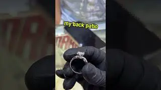 REAL or FAKE Diamond Ring Found in Back Patio?!?