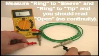 How to Test TRS Cables, Easy Audio Technical Information