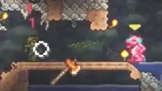 First time caving in terraria