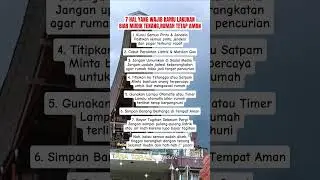 tips mudik lebaran jadi lebih aman #tipsandtricks #tips #mudik #mudiklebaran