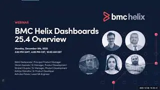 Вебинар: Обзор панелей мониторинга BMC Helix 25 4