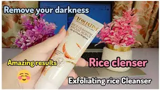 Rice cleaning facial scrub honest review|