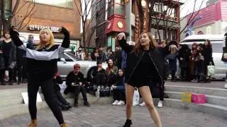 2017.3.25&걷고싶은거리&홍대&버스킹&할리스커피앞&댄스팀&백육십&by큰별