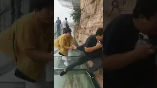 Scared on a glass floor , who me ?