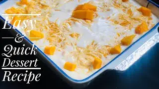 Easy Mango Bread Pudding | Simple Dessert at Home