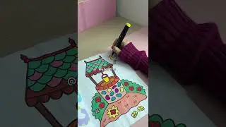 Touch marker coloring #touchmarkers #markers #coloring
