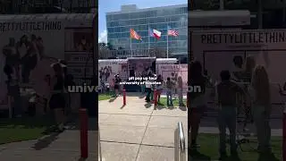 PLT pop up 🛍️🎀🐾 #universityofhouston #contentcreator #blackgirlcontent #prettylittlethinghaul